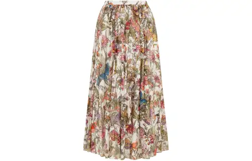 DIOR SS24 Casual Long Skirt Women's Multicolor