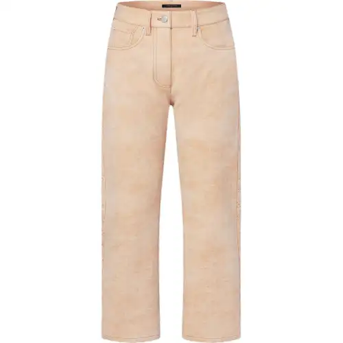 Lv Monogram Canvas Jeans