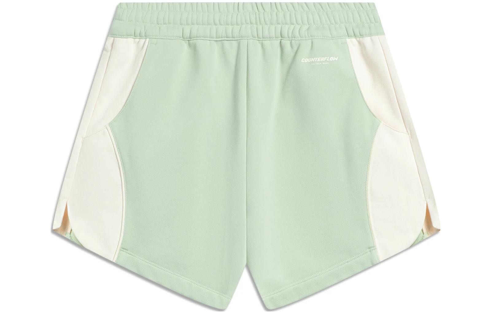 Li Ning x HZW, CF Tracing Sports Shorts Women’s Foam Green