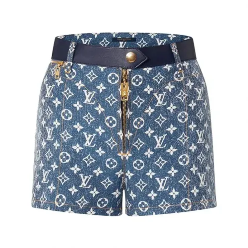 LOUIS VUITTON SS22 Denim Shorts For Women's Women's Blue