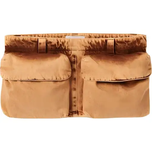 Miu Miu patch-pocket denim mini skirt
