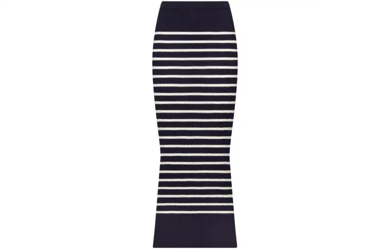 DIOR Casual Short Skirts Women's Marine Blue Mid Length Other