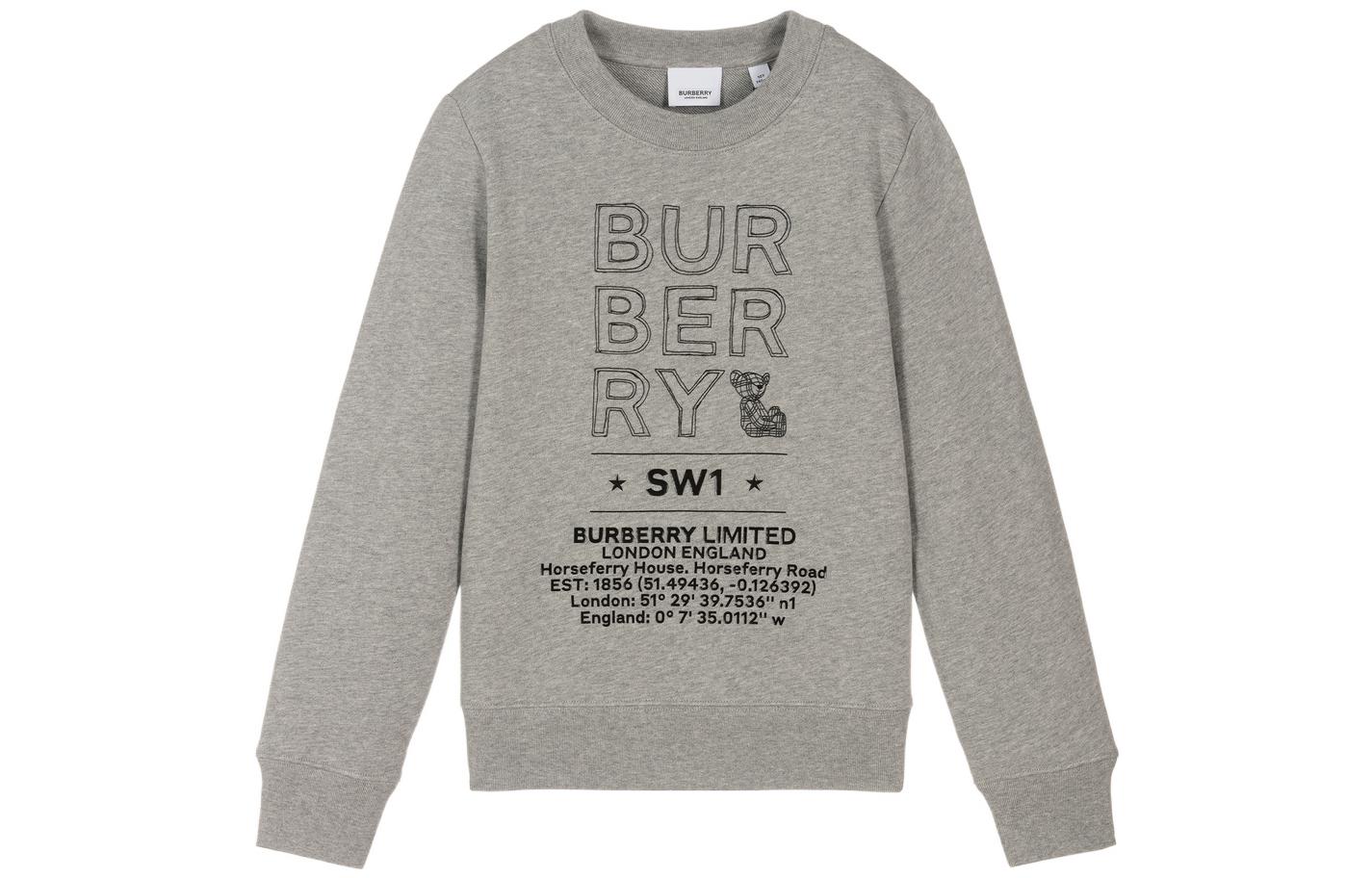 Худи Burberry (серое)