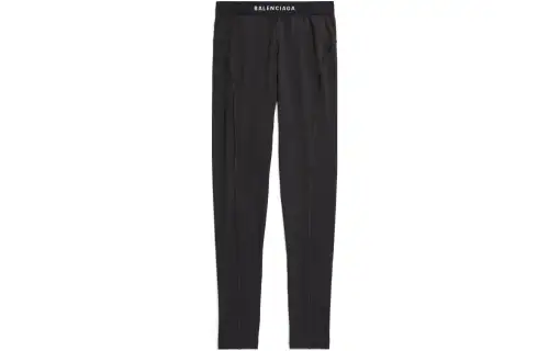 Balenciaga Sports Pants Women's Black Moderate