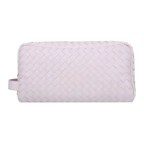 Bottega Veneta Cow Leather Handbag Clutch Men's White