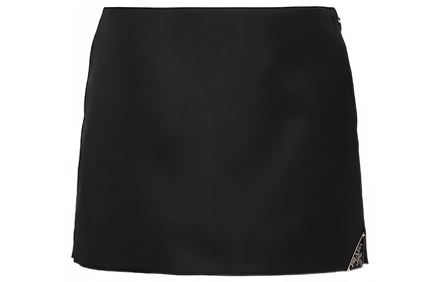 Женская юбка Prada Re-Nylon (черная)