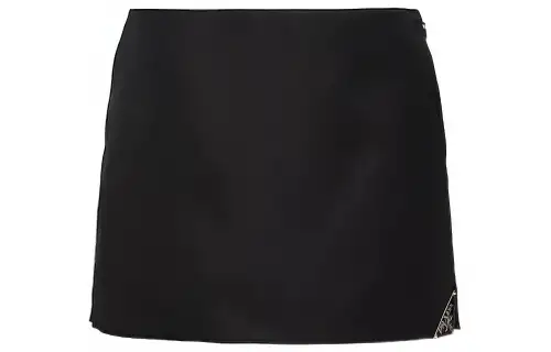 Re-Nylon triangle-logo miniskirt