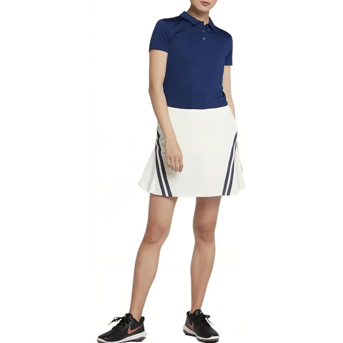 Nike Dri FIT UV Casual Short Skirts Women's Beige