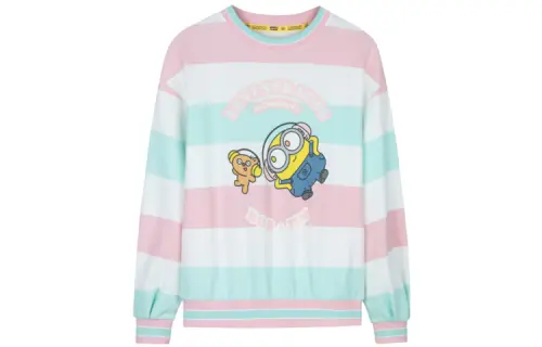 Levi’s x MINIONS Minions IP joint children’s hooded pullover sweatshirt, candy white, children
