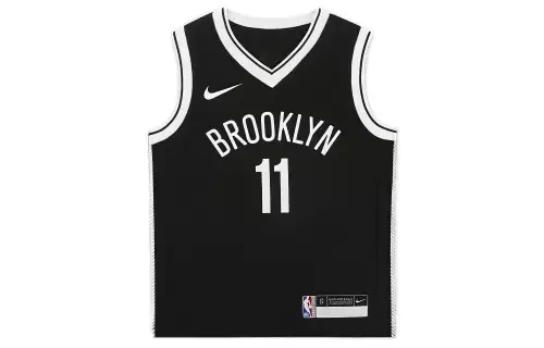 Nike Children's basketball black vest, with your logo imprint, V-neckline