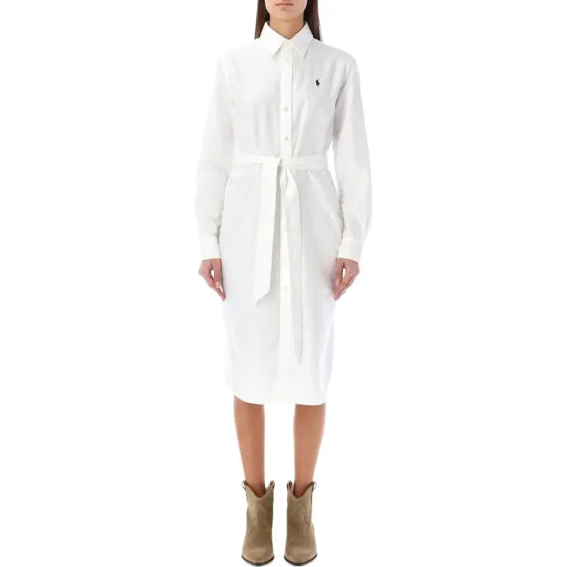 Polo Ralph Lauren Belted Oxford Shirtdress