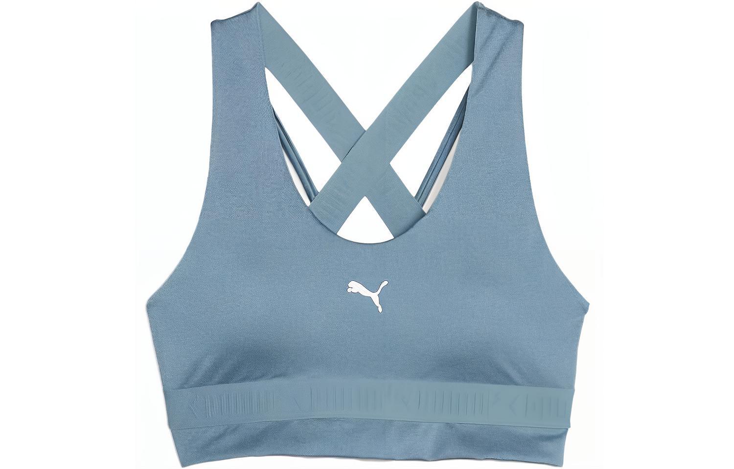 PUMA Strong Shine Training Bra Women's Sports Underwear Women's Blue
