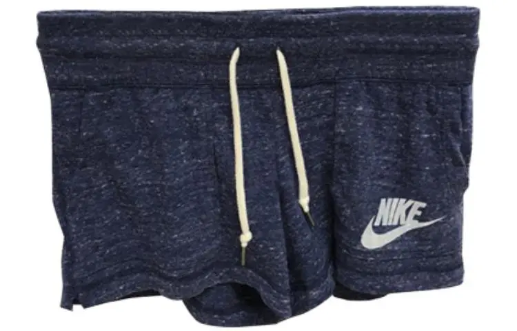 Nike Sports Shorts Women's Blue Moderate Knitted Shorts