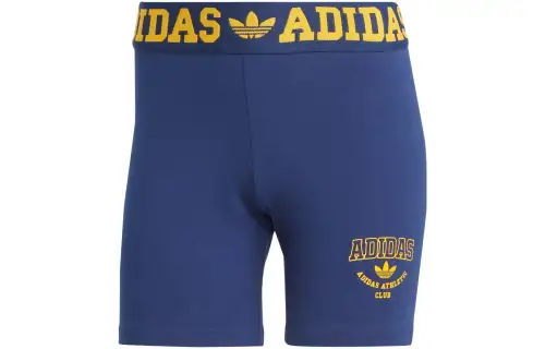 Adidas Originals Sports Shorts Women's Dark Blue Moderate Tight Pants