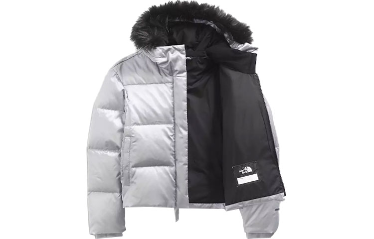 Женская куртка The North Face Dealio City 550 (серебряная)
