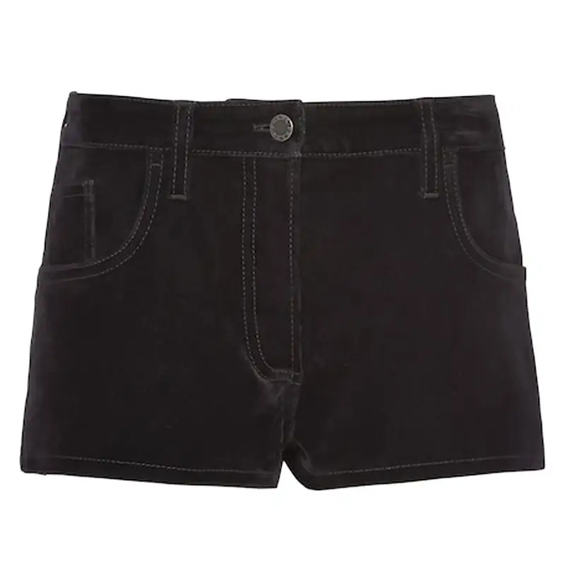 PRADA Logo plaque Denim Shorts