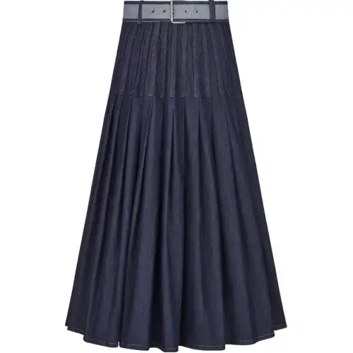 DIOR Casual Long Skirt Women's Blue
