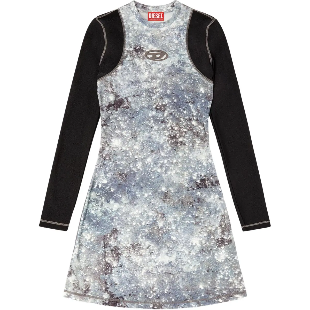 Diesel D-Vanne Long Sleeved Mini Dress