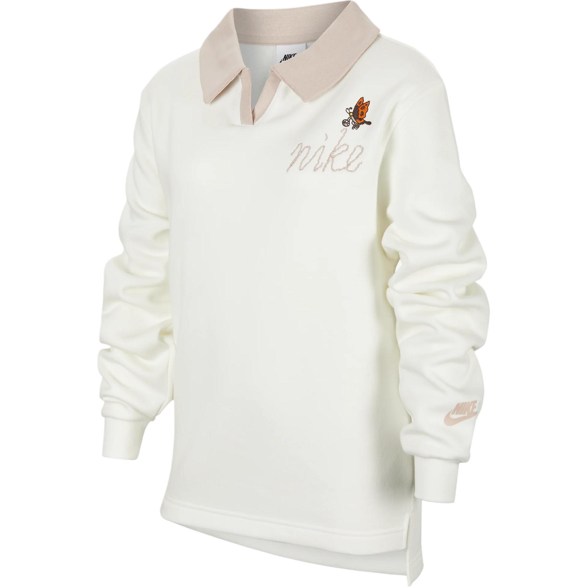 Женское худи Nike Sportswear Club Fleece (белое)