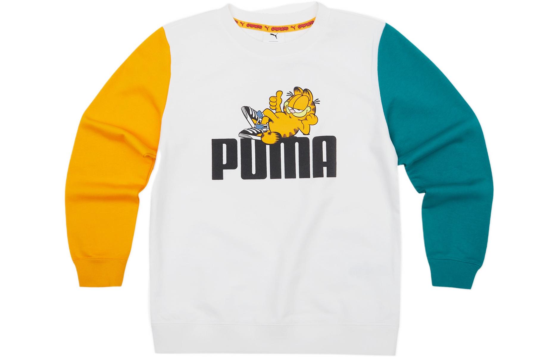 Мужское худи PUMA x Garfield (белое)
