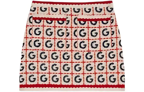 GUCCI FW23 Casual Short Skirts Women's Red