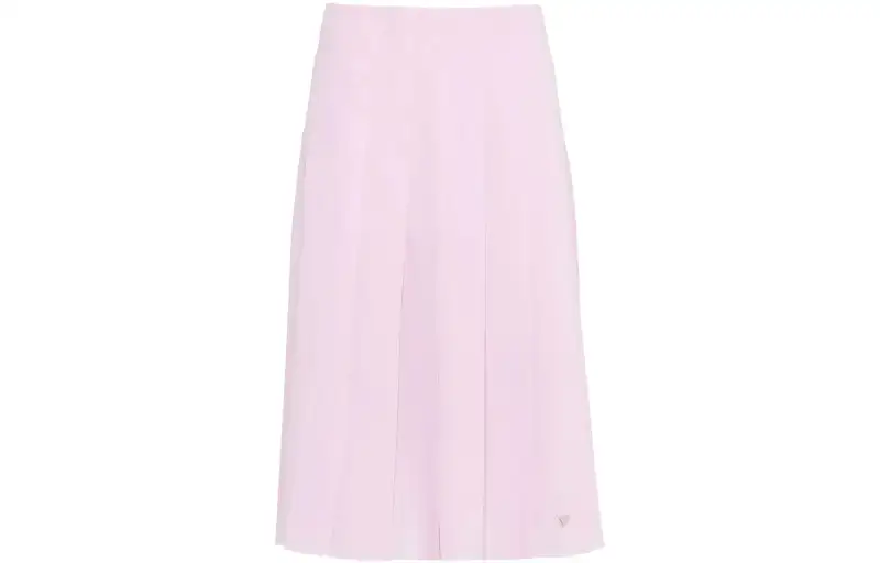 PRADA SS23 Casual Long Skirt Women's Pink