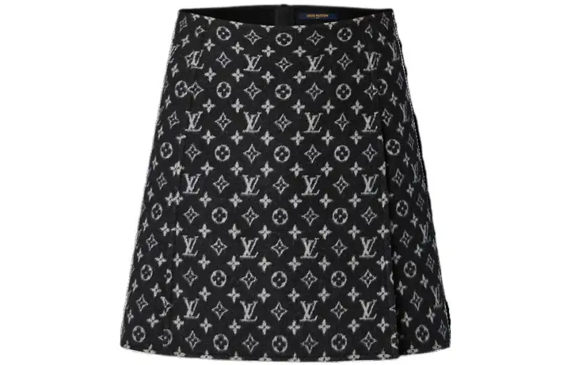 LOUIS VUITTON FW22 Casual Short Skirts Women's Black