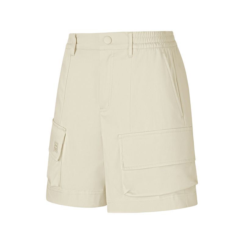Skechers Skechers Mountain Outdoor Series SS25 Fashionable Breathable, Comfortable and Versatile Three-Point Casual Shorts Women's Twilight Khaki-04CH
