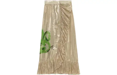 GUCCI Skirt Women's Ivory White