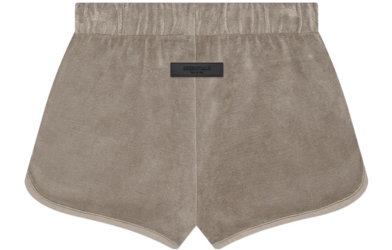 Fear Of God Essentials Women’s Velour Beach Short Desert Taupe