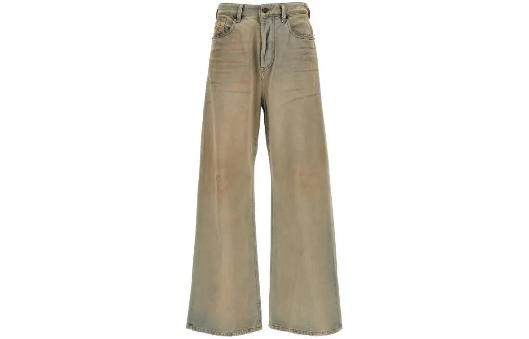 DIESEL 1996 D Sire Low Rise Wide Leg Distressed Jeans
