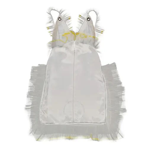 Burberry Sleeveless Dress Women's White