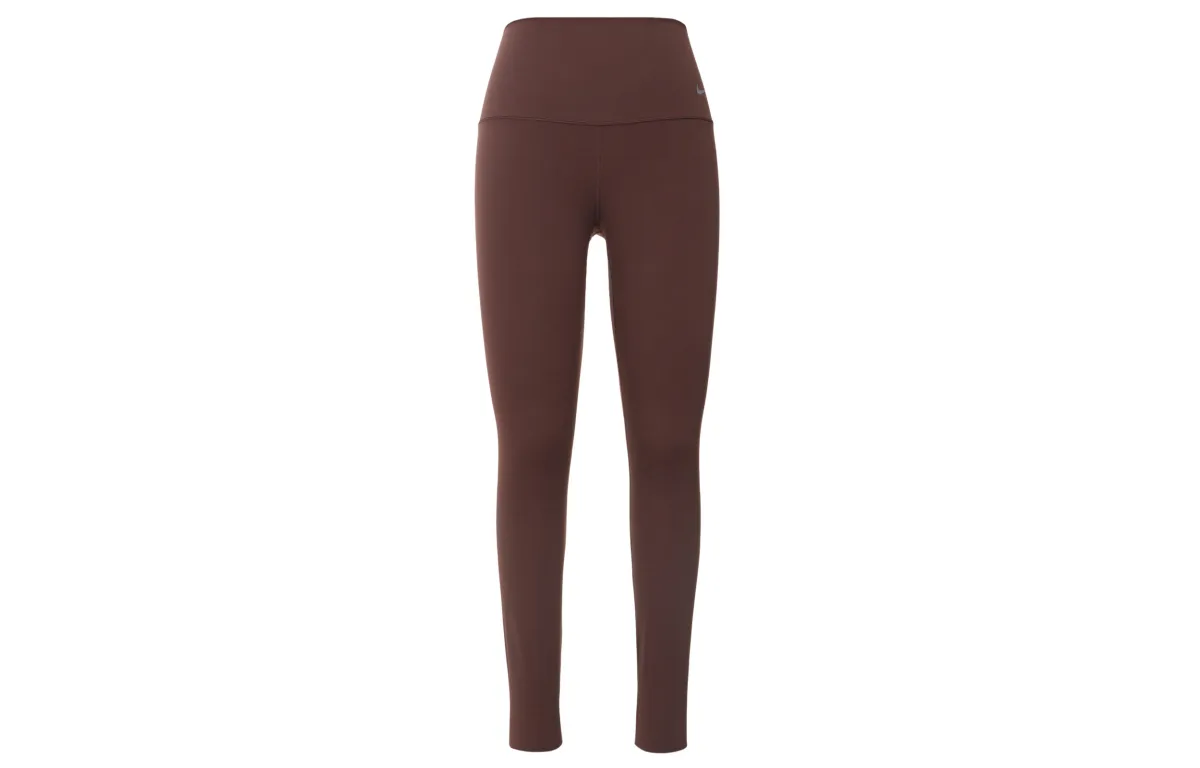 Nike Zenvy Sports Pants Women's Earth Umber Moderate Tapered Pants