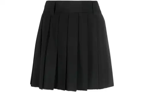 MIU MIU SS22 Casual Short Skirts Women's Black