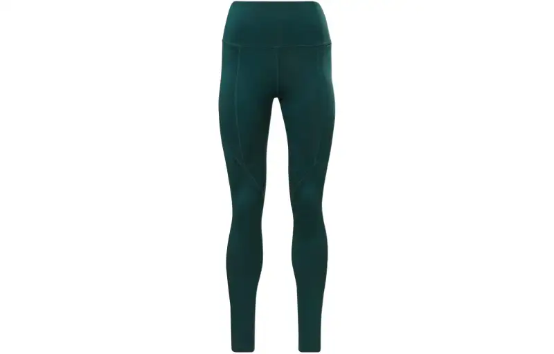 Reebok WOR PP High Rise Tight Sports Pants Women's Forest Green