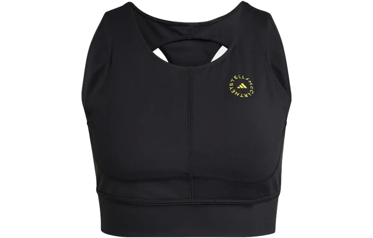 Adidas Sleeveless Sports Shirts Women's Black Moderate Nipped-in Waist