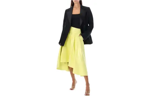 Bottega Veneta Casual Long Skirt Women's Yellow