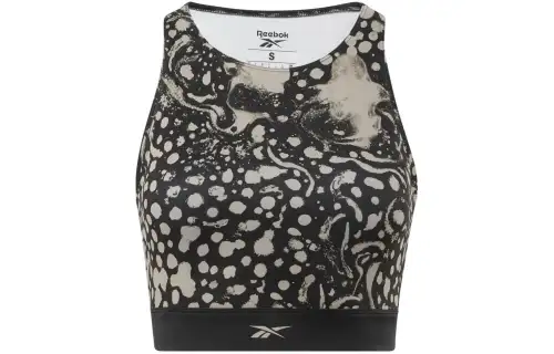 Reebok CYCLED Collection MODERN SAFARI BRALETTE Sports Underwear Women's Black