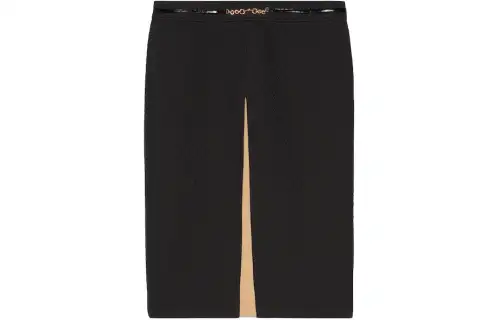 GUCCI Casual Short Skirts Women's Black