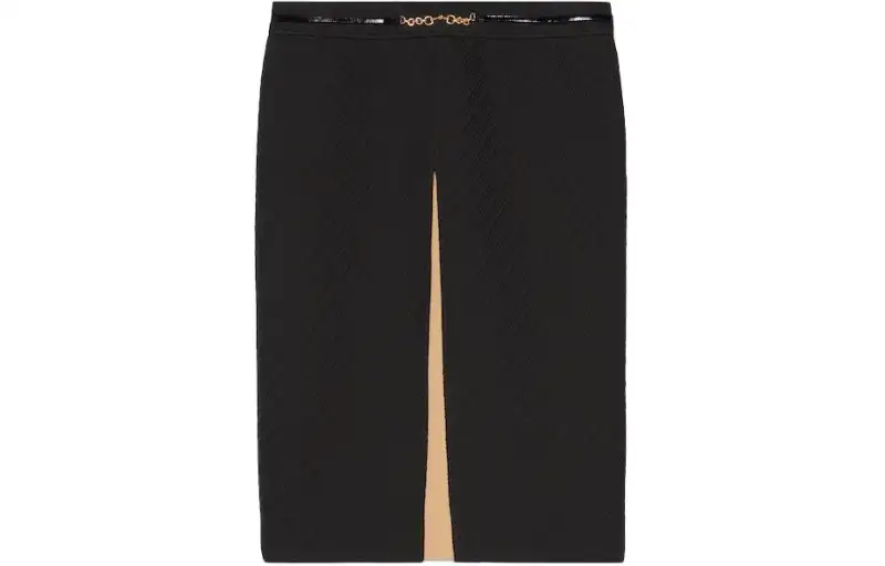 GUCCI Casual Short Skirts Women's Black