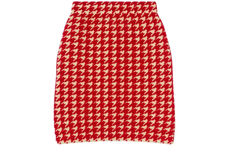 Burberry Casual Short Skirts Women's Red