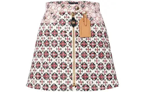 LOUIS VUITTON Casual Short Skirts Women's Multicolor