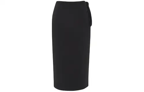 SAINT LAURENT Casual Long Skirt Women's Black