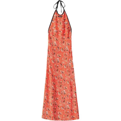 MIU MIU Slip Dress Women's Orange