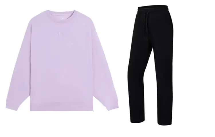 Li Ning Casual Suits Women's Crew Neck Moderate Other