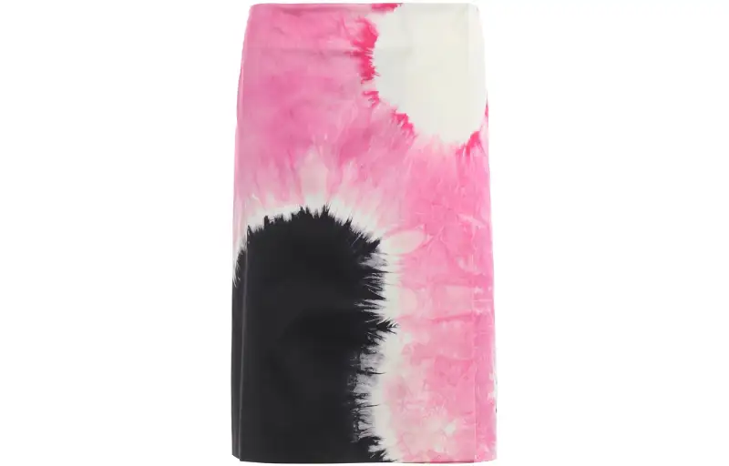 PRADA Casual Long Skirt Women's Pink