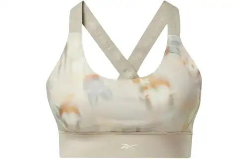 Reebok Kireifit Bra Aop Sports Underwear Women's Light Umber