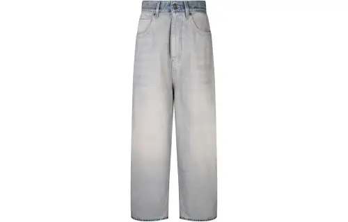 Balenciaga Logo Patch Oversized Jeans