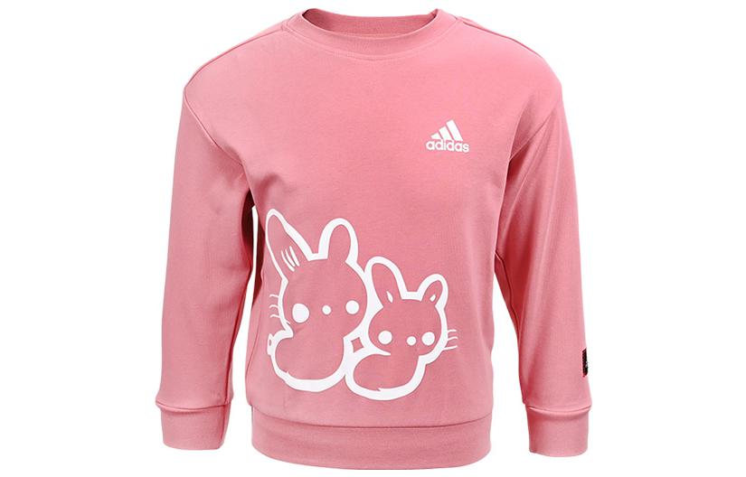 Детская худи adidas (розовая)