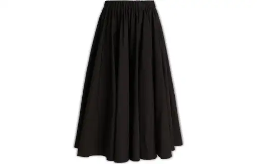 THE ROW Casual Long Skirts Women's Black Mid Length